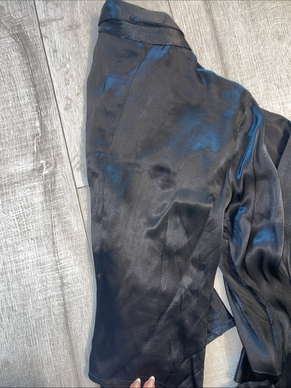 ASTR Silk Black Corset Button Front Blouse XS- never worn! - Picture 6 of 6